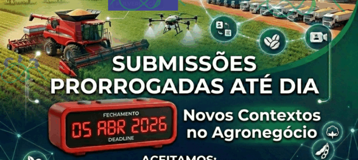 SUBMISSÕES PRORROGADAS ATÉ DIA 5 DE ABRIL!!!